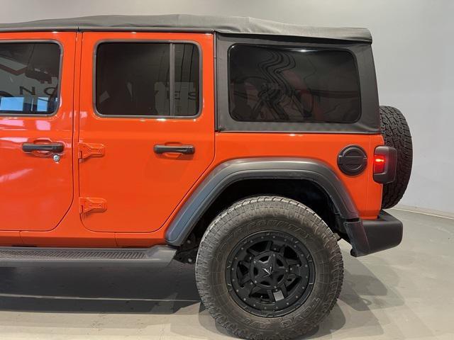 used 2018 Jeep Wrangler Unlimited car, priced at $25,263