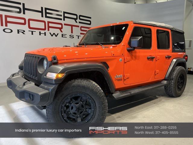 used 2018 Jeep Wrangler Unlimited car, priced at $25,263