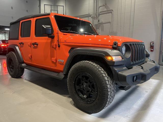 used 2018 Jeep Wrangler Unlimited car, priced at $25,263