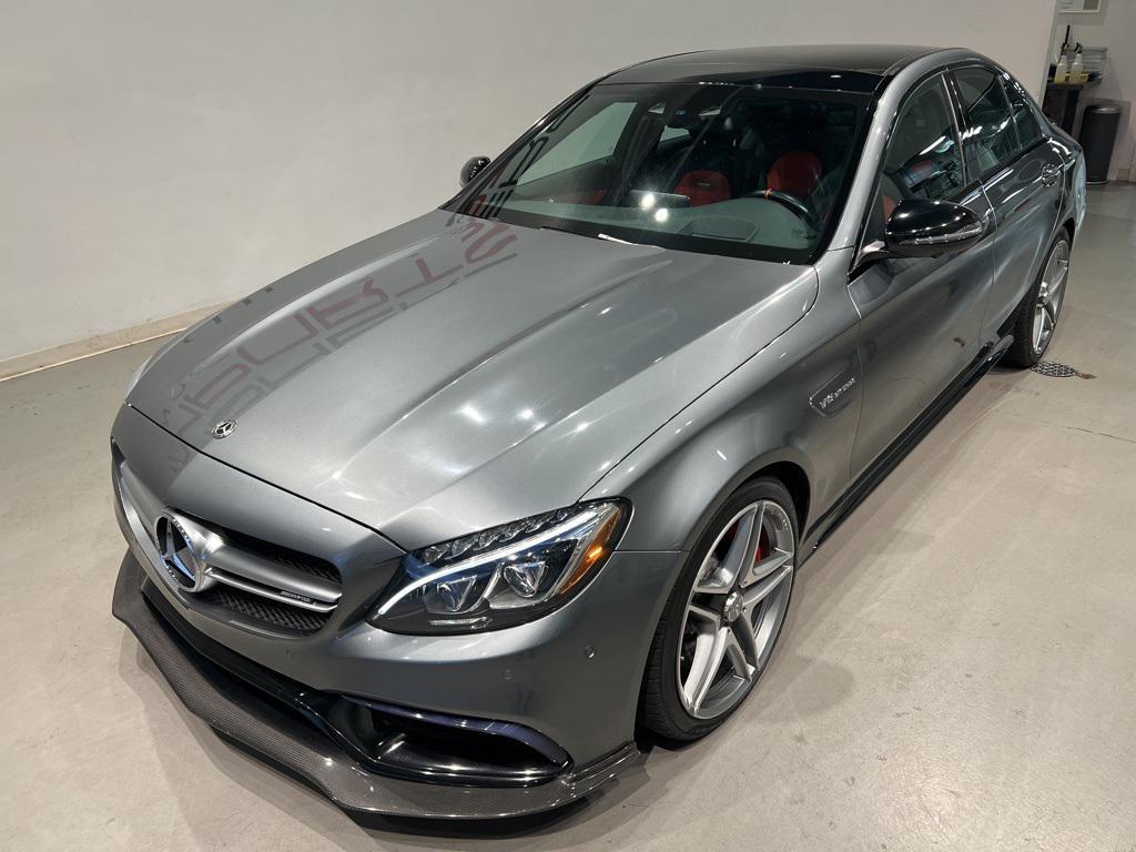 used 2018 Mercedes-Benz AMG C 63 car, priced at $49,850