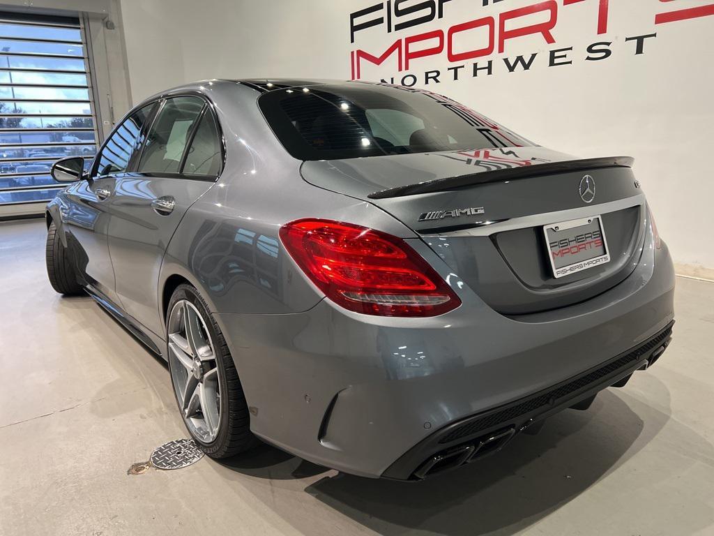 used 2018 Mercedes-Benz AMG C 63 car, priced at $49,850