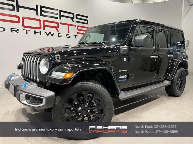 used 2022 Jeep Wrangler Unlimited 4xe car, priced at $32,850