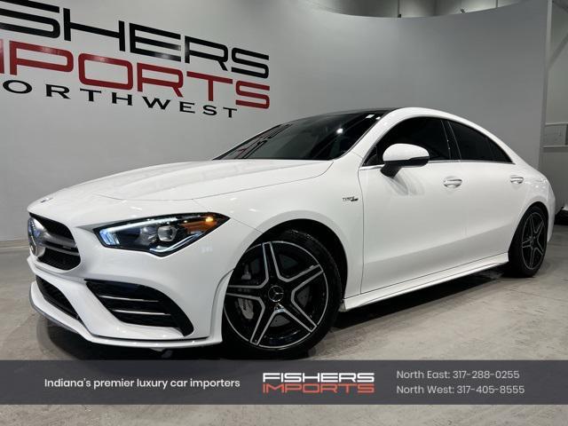 used 2021 Mercedes-Benz AMG CLA 35 car, priced at $36,421