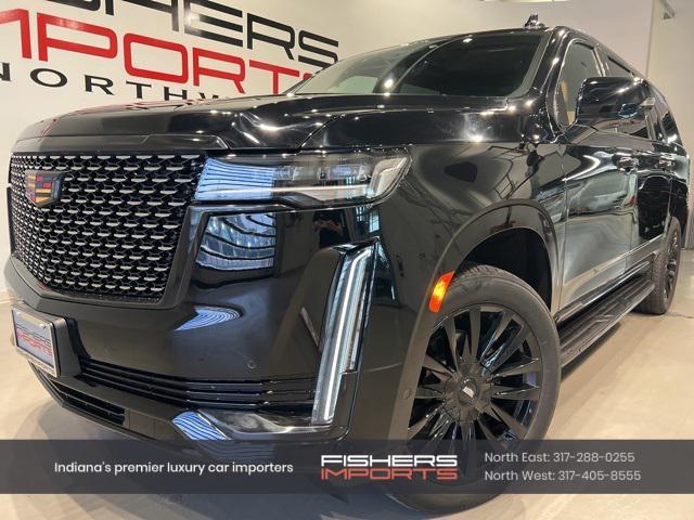 used 2022 Cadillac Escalade ESV car, priced at $68,424