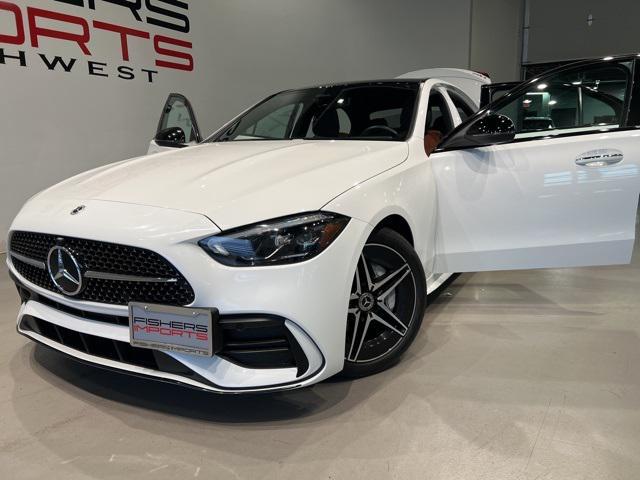 used 2022 Mercedes-Benz C-Class car, priced at $39,850