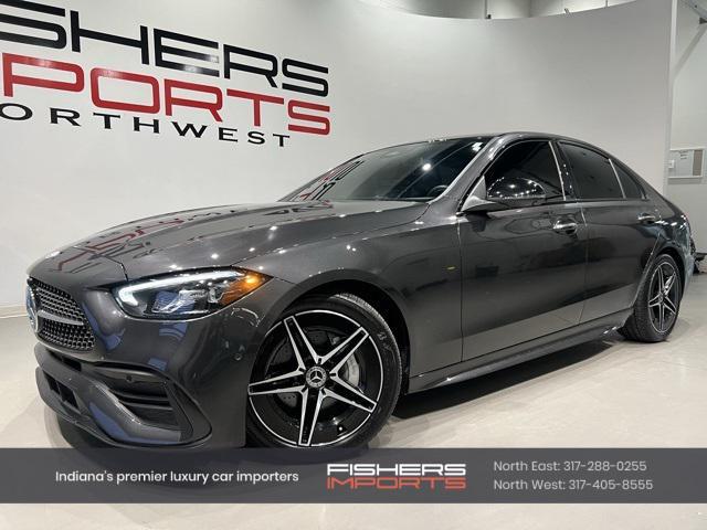 used 2022 Mercedes-Benz C-Class car, priced at $37,850