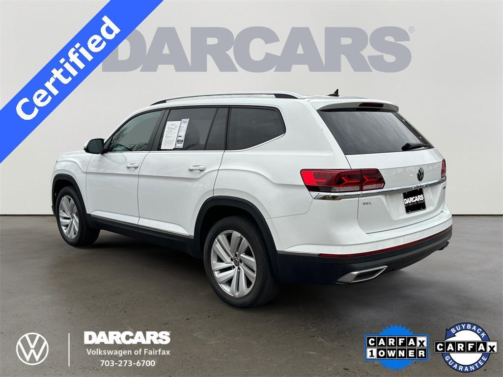 used 2021 Volkswagen Atlas car, priced at $24,914
