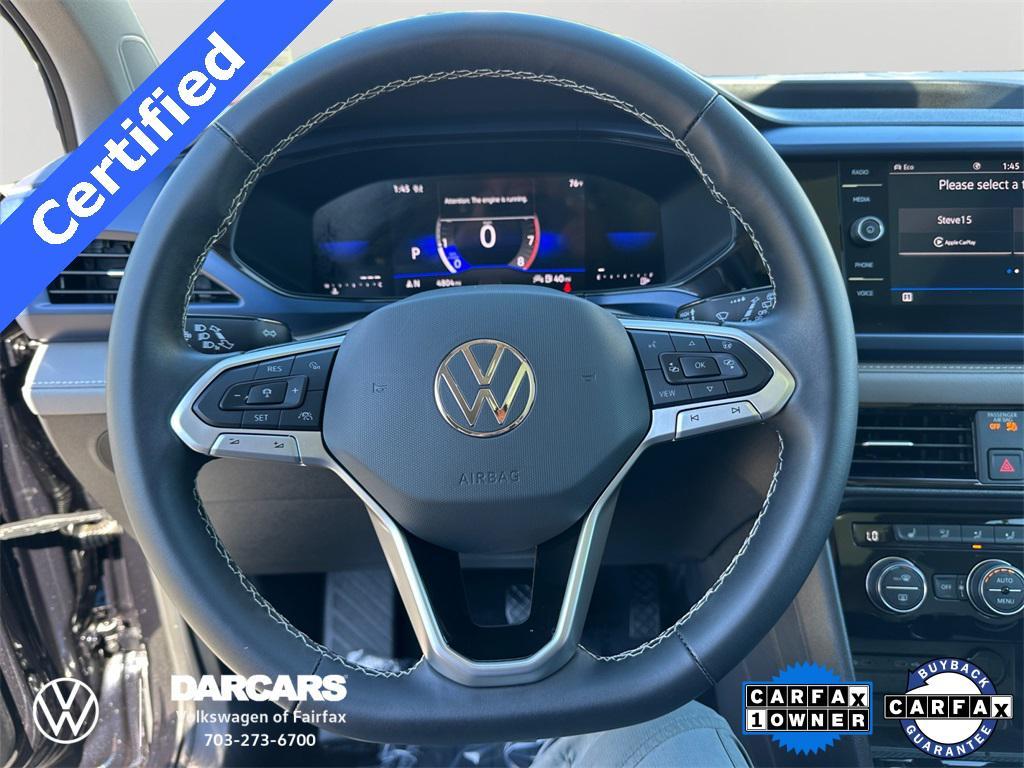 used 2024 Volkswagen Taos car, priced at $24,295