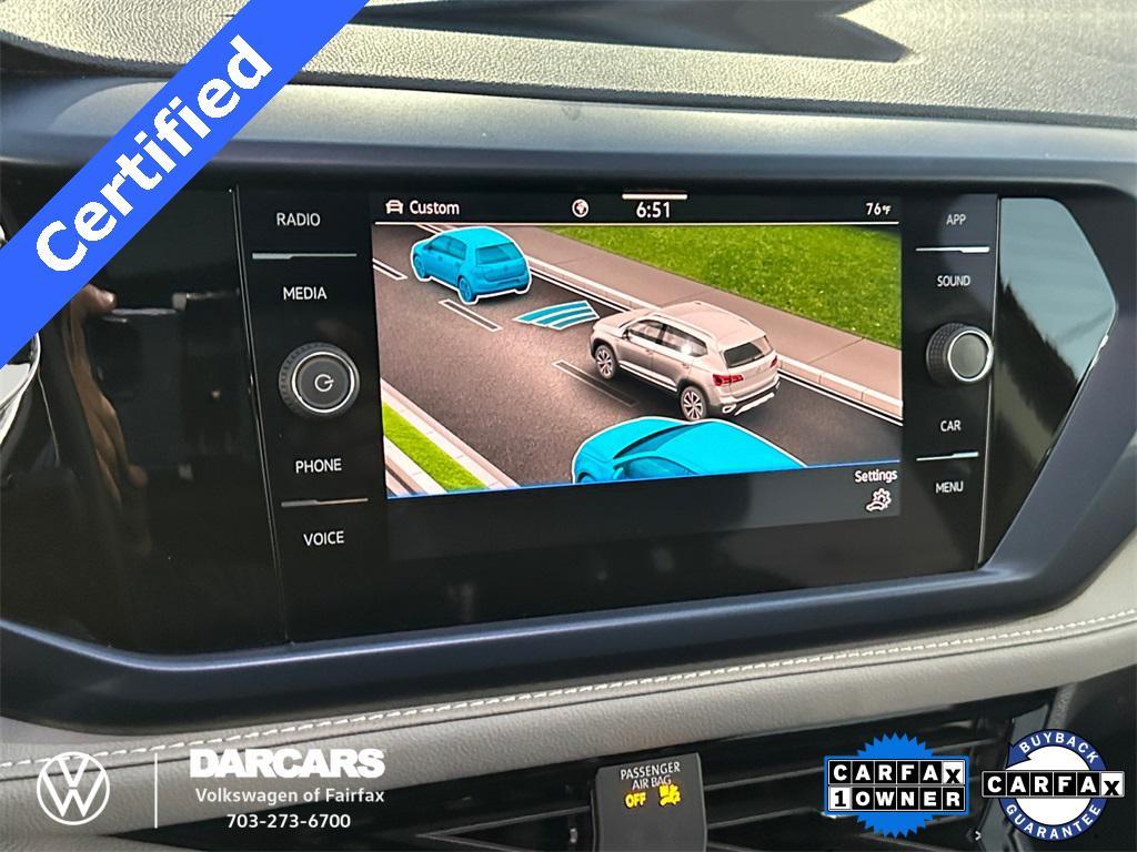 used 2024 Volkswagen Taos car, priced at $24,195