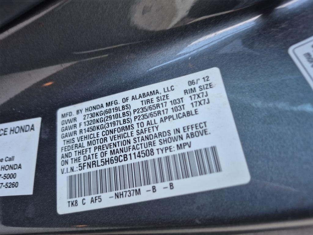 used 2012 Honda Odyssey car, priced at $8,000