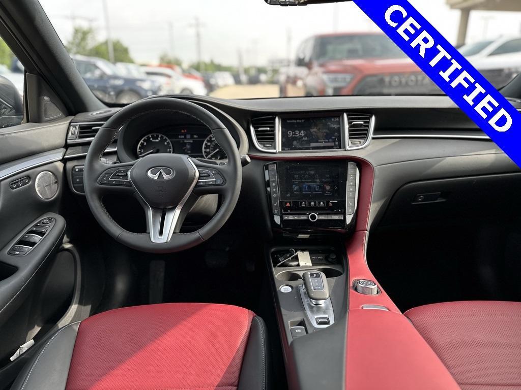 used 2025 INFINITI QX50 car, priced at $45,000