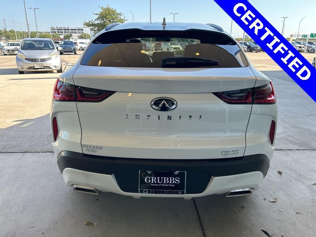 used 2025 INFINITI QX55 car, priced at $45,000