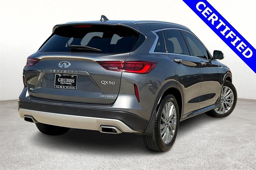 used 2025 INFINITI QX50 car, priced at $44,550