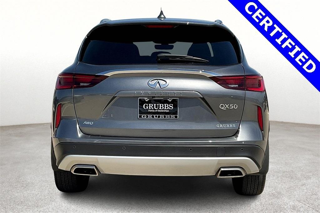 used 2025 INFINITI QX50 car, priced at $44,550