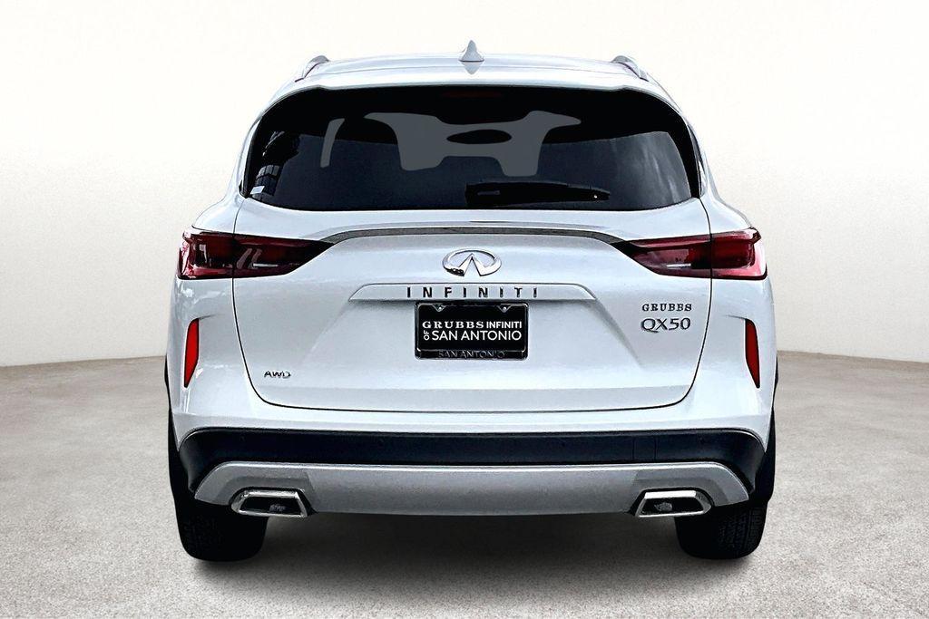 new 2025 INFINITI QX50 car, priced at $49,400