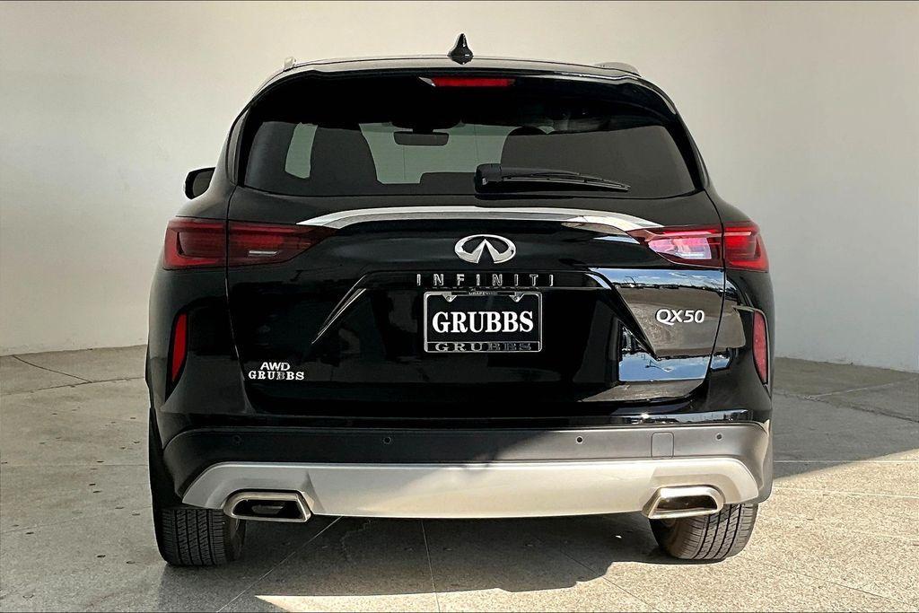 used 2025 INFINITI QX50 car, priced at $37,546