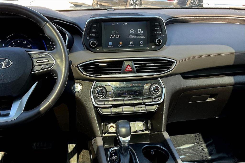 used 2019 Hyundai Santa Fe car, priced at $24,000