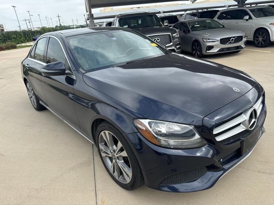 used 2018 Mercedes-Benz C-Class car, priced at $18,500