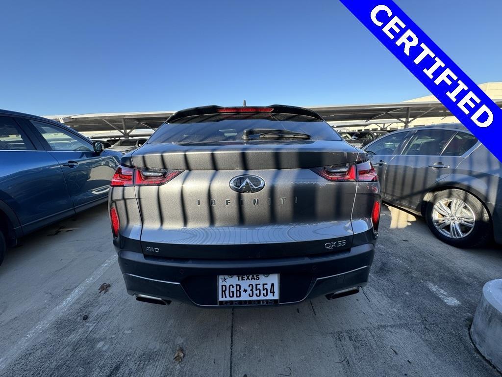 used 2022 INFINITI QX55 car, priced at $32,500