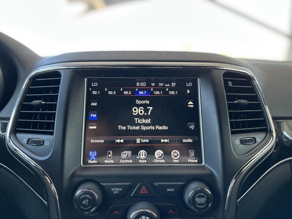 used 2017 Jeep Grand Cherokee car, priced at $18,000