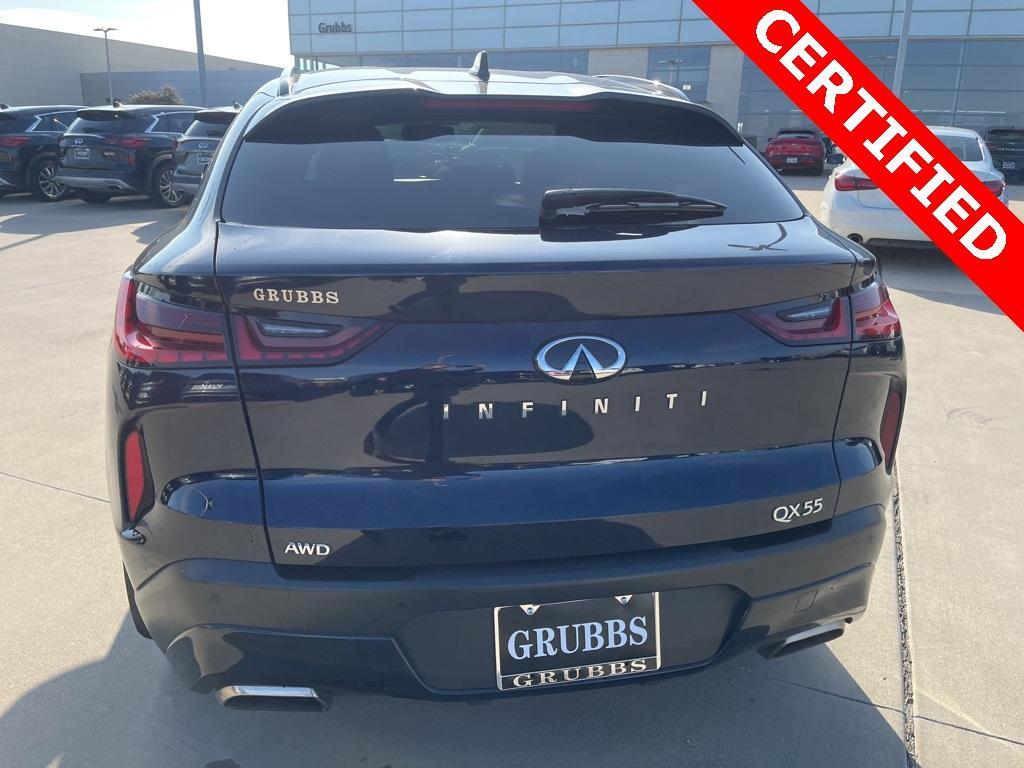 used 2023 INFINITI QX55 car, priced at $35,000