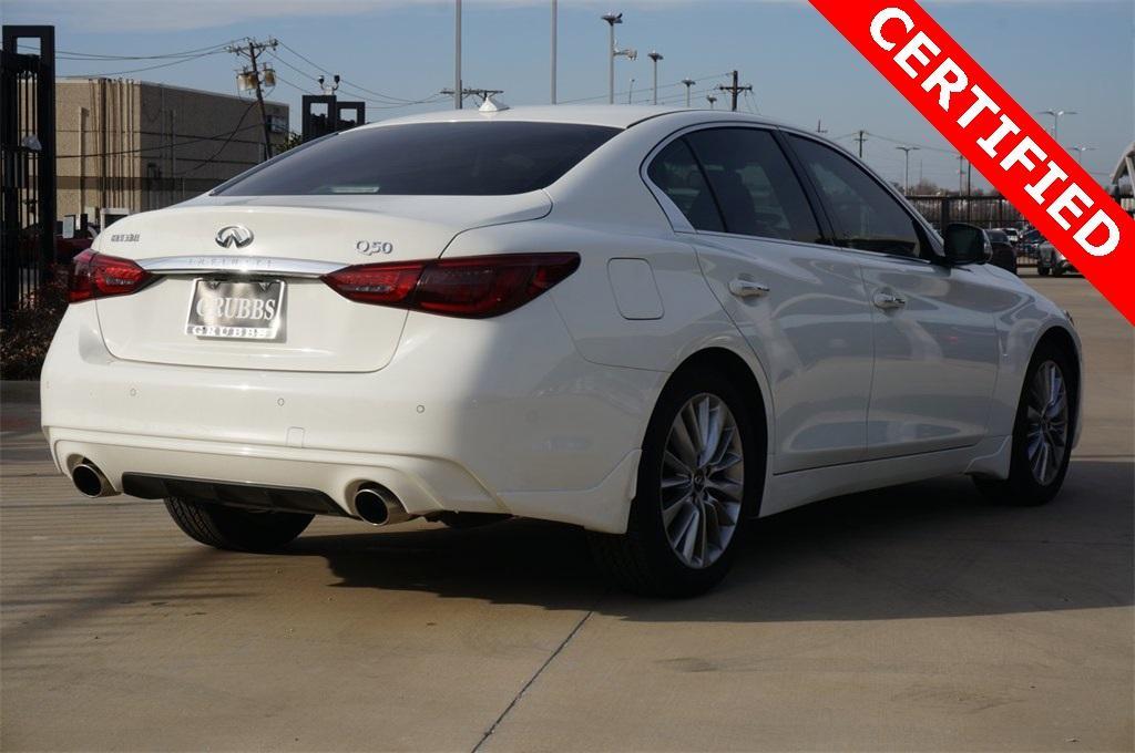 used 2021 INFINITI Q50 car, priced at $30,000