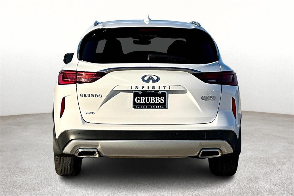new 2025 INFINITI QX50 car, priced at $49,270