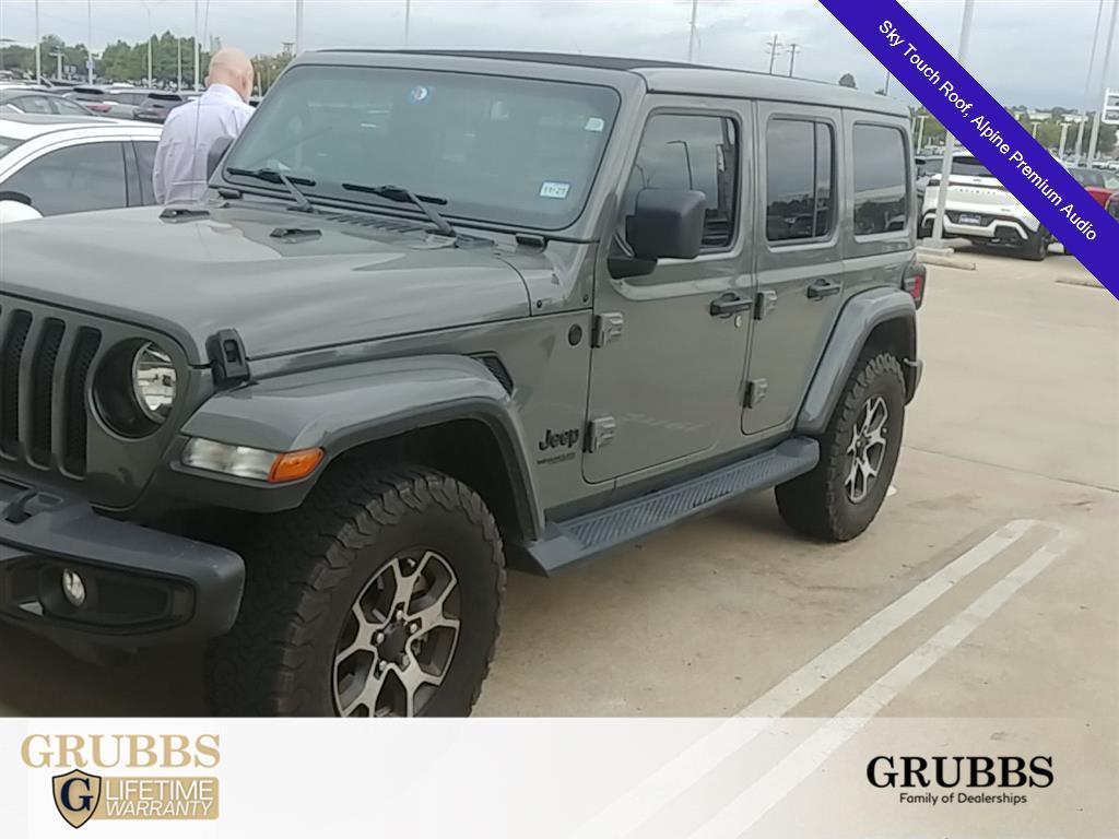 used 2021 Jeep Wrangler Unlimited car, priced at $31,500