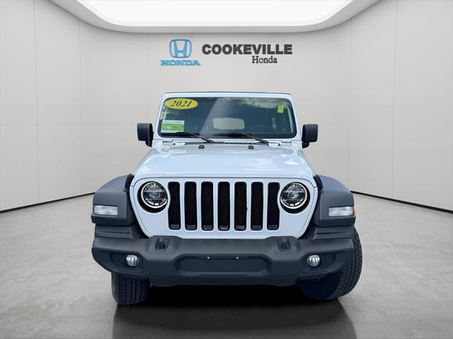 used 2021 Jeep Wrangler Unlimited car, priced at $27,522