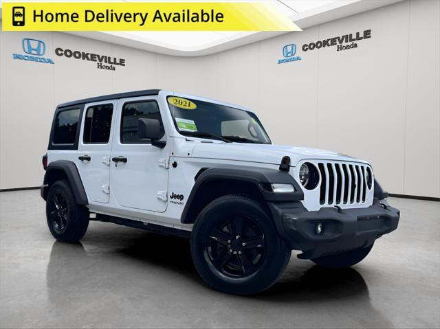 used 2021 Jeep Wrangler Unlimited car, priced at $27,522