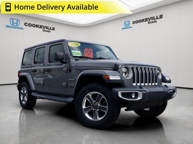 used 2020 Jeep Wrangler Unlimited car, priced at $27,374