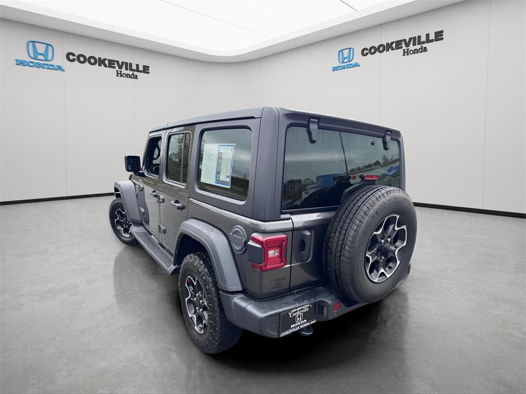 used 2021 Jeep Wrangler Unlimited car, priced at $26,156