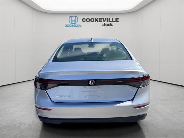 new 2025 Honda Accord car, priced at $29,445