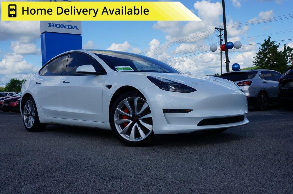 used 2022 Tesla Model 3 car, priced at $34,987