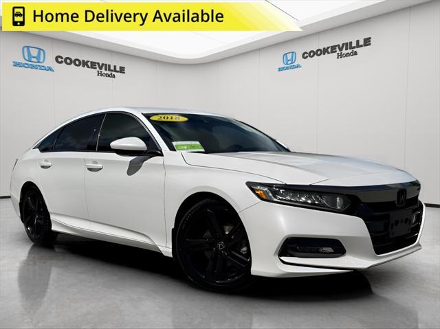 used 2018 Honda Accord car, priced at $17,998