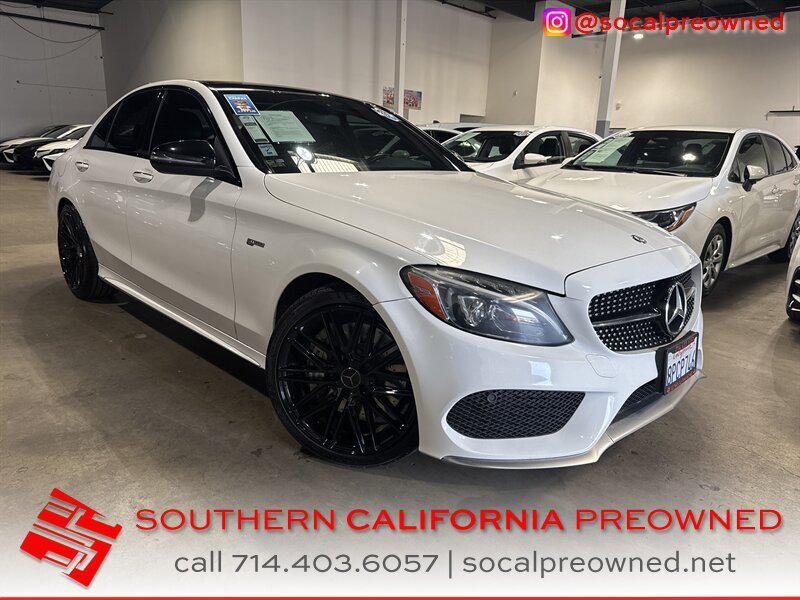 used 2017 Mercedes-Benz AMG C 43 car, priced at $21,950