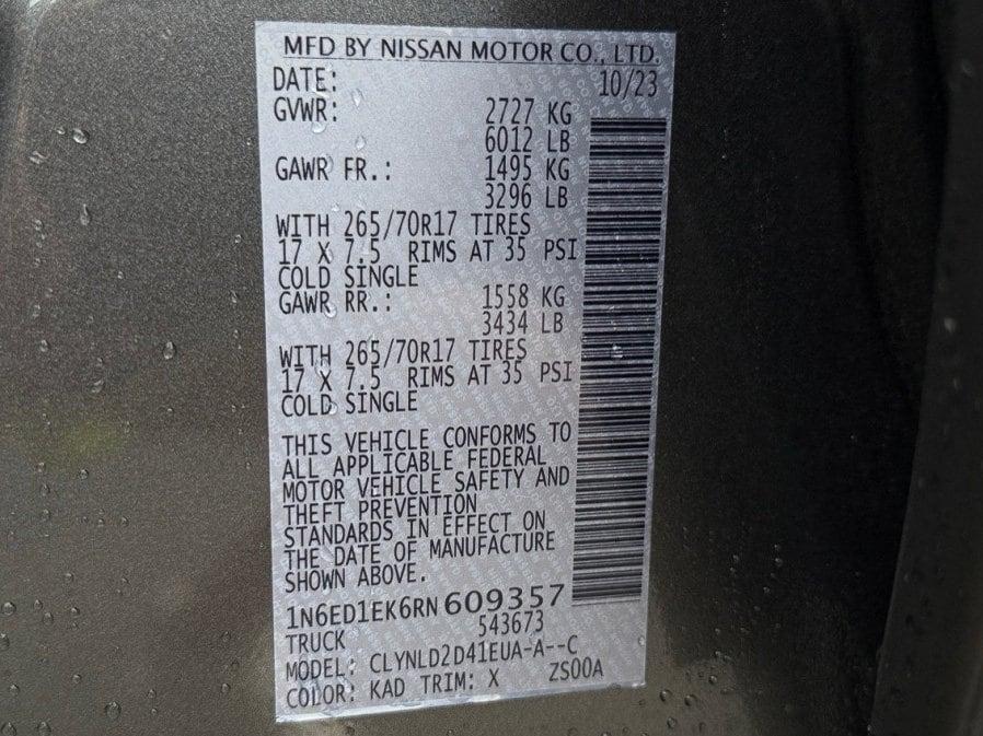 used 2024 Nissan Frontier car, priced at $37,999