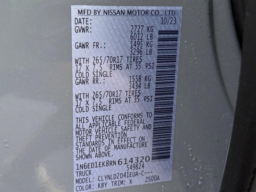 used 2024 Nissan Frontier car, priced at $41,798