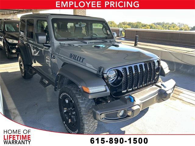 used 2023 Jeep Wrangler 4xe car, priced at $29,800