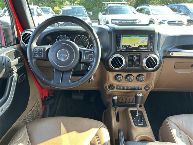 used 2016 Jeep Wrangler Unlimited car, priced at $21,859