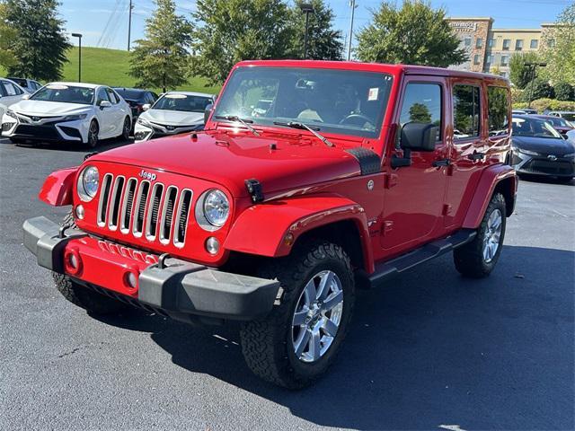 used 2016 Jeep Wrangler Unlimited car, priced at $21,859