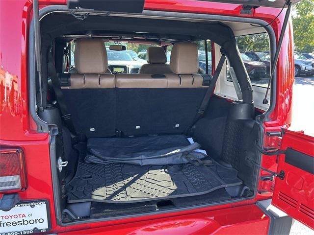 used 2016 Jeep Wrangler Unlimited car, priced at $21,859