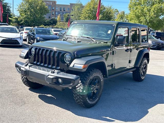 used 2021 Jeep Wrangler car, priced at $32,912