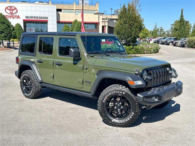 used 2021 Jeep Wrangler car, priced at $32,912