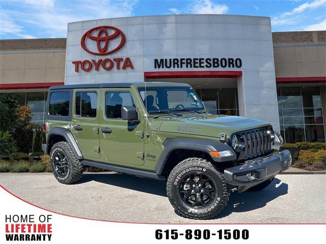 used 2021 Jeep Wrangler car, priced at $32,912