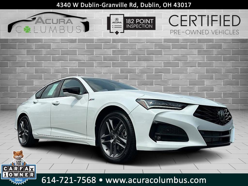 used 2025 Acura TLX car, priced at $46,522