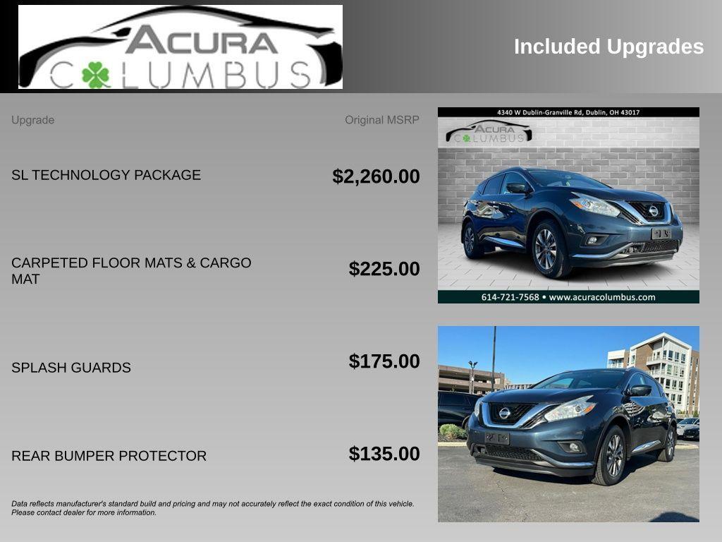 used 2017 Nissan Murano car, priced at $13,371