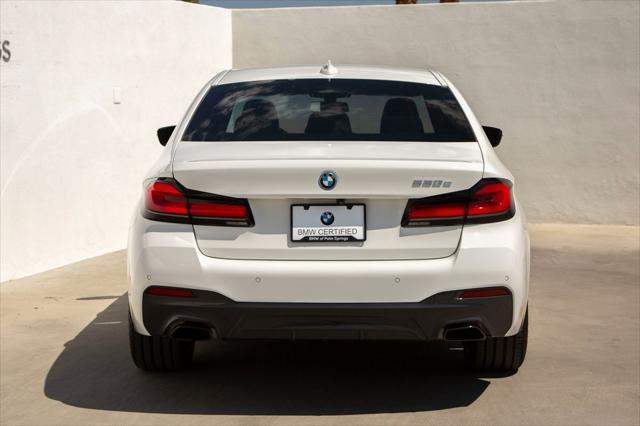 used 2022 BMW 530e car, priced at $36,488
