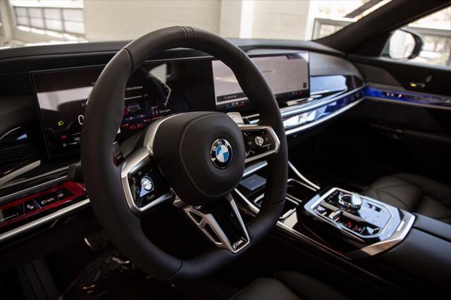 new 2025 BMW 740 car, priced at $108,500