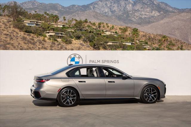 new 2025 BMW 740 car, priced at $111,900